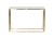 Консоль искусственный белый мрамор Pearl White/матовое золото 47ED-CST023GOLD - Фабрика мягкой мебели RINA