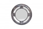 Зеркало круглое в серебристой раме M983B - Фабрика мягкой мебели RINA