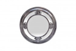 Зеркало круглое в серебристой раме M983B - Фабрика мягкой мебели RINA