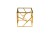 Столик журнальный золотой GY-ET2051214GOLD - Фабрика мягкой мебели RINA